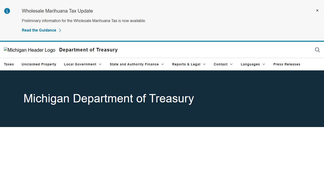 Michigan Department of Treasury